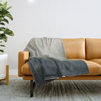 Misty Pine Forest 2 Throw Blanket Gallery Image 1