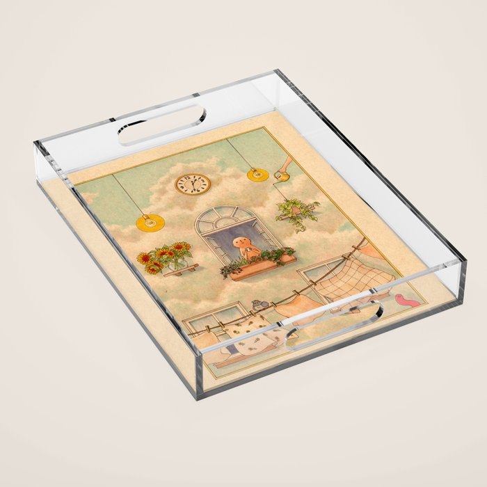 Summertime Acrylic Tray Gallery Image 1