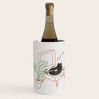 Cat and Plant 78: Vinyl Cat Wine Chiller Gallery Image 1