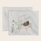 Cat and Plant 78: Vinyl Cat Placemat Gallery Image 1