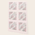 Pastel pink abstract leaf pattern Wallpaper Gallery Image 2