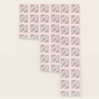 Pastel pink abstract leaf pattern Wallpaper Gallery Image 3