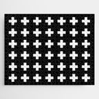 Swiss Cross Black Jigsaw Puzzle Gallery Image 1