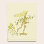 push daisies skate // retro surf art by surfy birdy Notebook Gallery Image 4