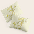 push daisies skate // retro surf art by surfy birdy Pillow Sham Gallery Image 3