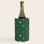 Geometric christmas decoration pattern Wine Chiller Gallery Image 1