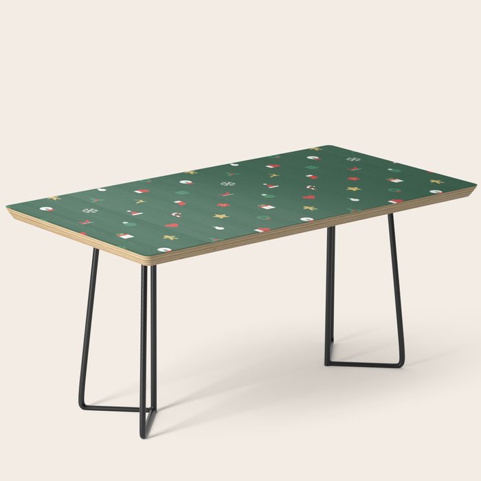 Geometric christmas decoration pattern Coffee Table Gallery Image 1