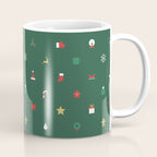 Geometric christmas decoration pattern Coffee Mug Gallery Image 1