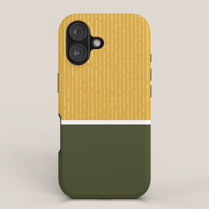 Mustard & Olive iPhone Case Gallery Image 1