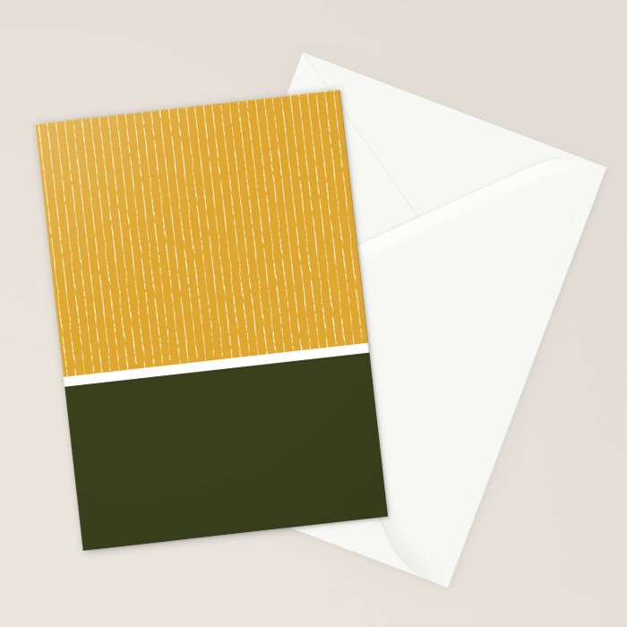 Mustard & Olive Stationery Card Gallery Image 2