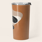 Modern Abstract Minimal Shapes Branches Art 7 Travel Mug Gallery Image 2
