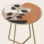 Modern Abstract Minimal Shapes Branches Art 7 Side Table Gallery Image 2