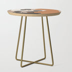 Modern Abstract Minimal Shapes Branches Art 7 Side Table Gallery Image 1