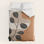 Modern Abstract Minimal Shapes Branches Art 7 Duvet Cover Gallery Image 6