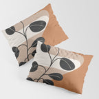 Modern Abstract Minimal Shapes Branches Art 7 Pillow Sham Gallery Image 3
