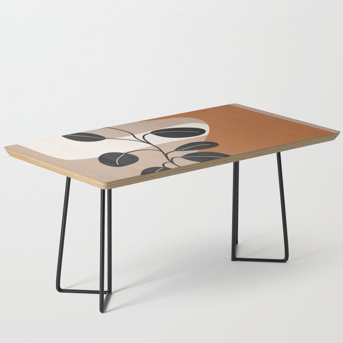 Modern Abstract Minimal Shapes Branches Art 7 Coffee Table Gallery Image 1