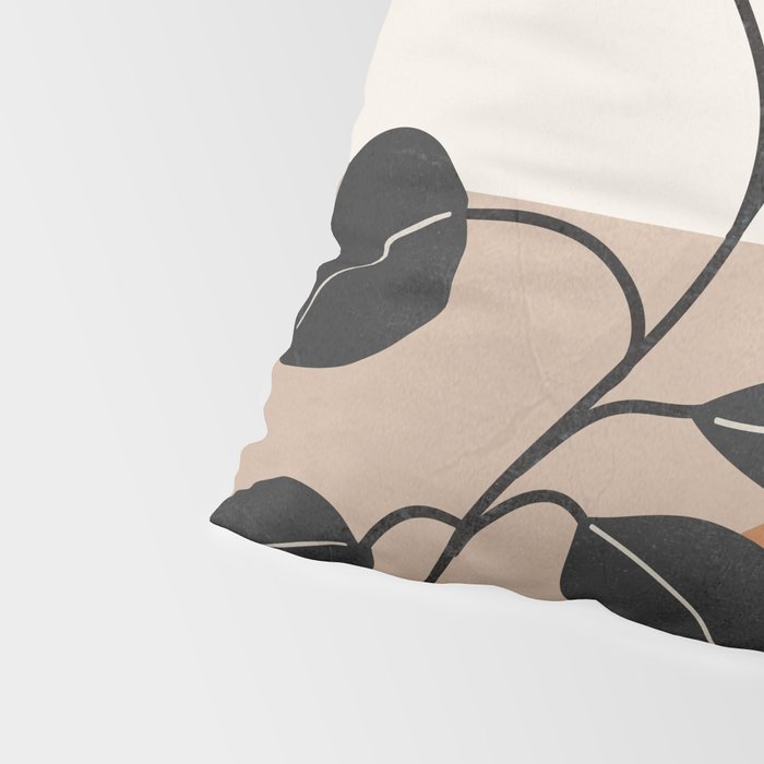 Modern Abstract Minimal Shapes Branches Art 7 Pillow Sham Gallery Image 4