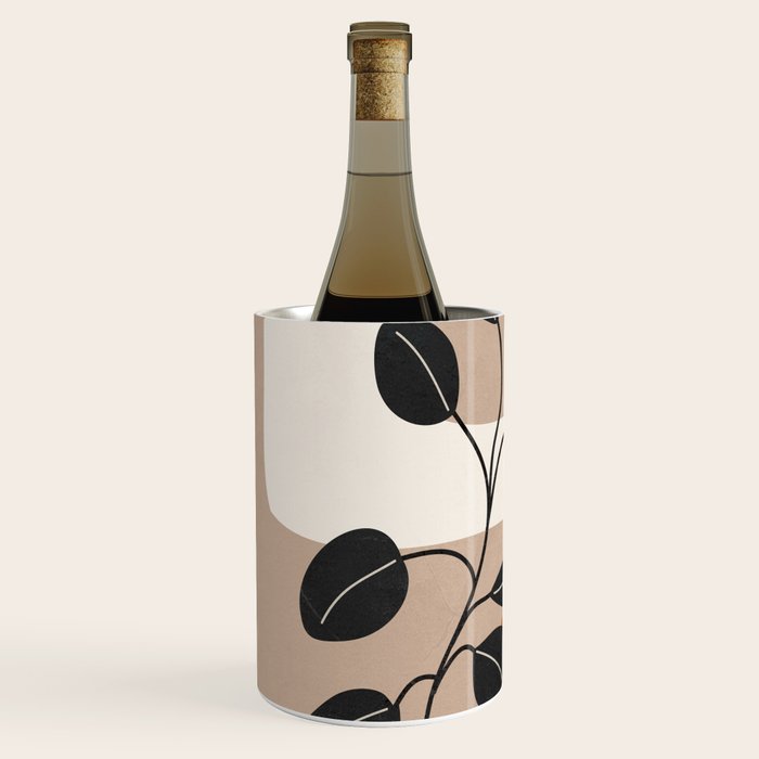 Modern Abstract Minimal Shapes Branches Art 7 Wine Chiller Gallery Image 2