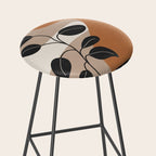 Modern Abstract Minimal Shapes Branches Art 7 Stool Gallery Image 2