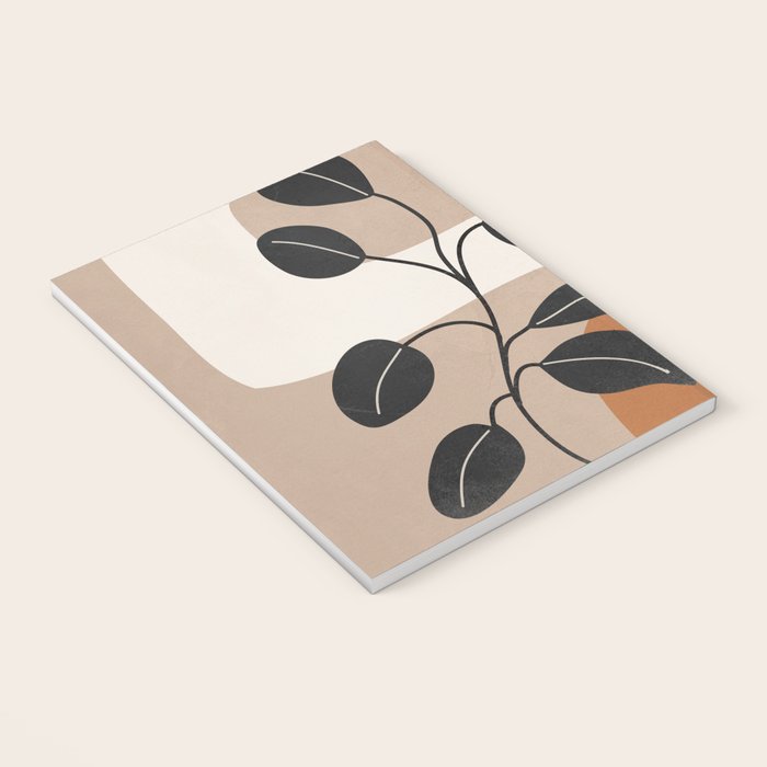 Modern Abstract Minimal Shapes Branches Art 7 Notebook Gallery Image 3