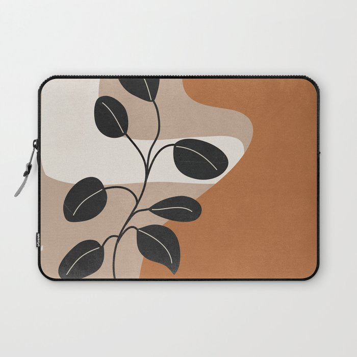 Modern Abstract Minimal Shapes Branches Art 7 Laptop Sleeve Gallery Image 1