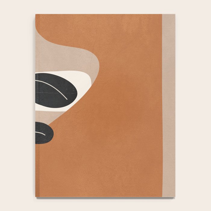 Modern Abstract Minimal Shapes Branches Art 7 Notebook Gallery Image 4