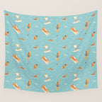 Blue Hawaii Wall Tapestry Gallery Image 4