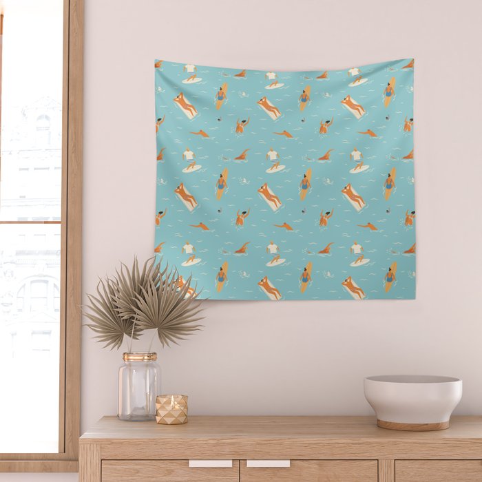 Blue Hawaii Wall Tapestry Gallery Image 2