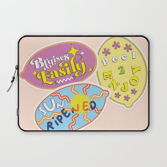 fruit stickers  Laptop Sleeve Gallery Image 1