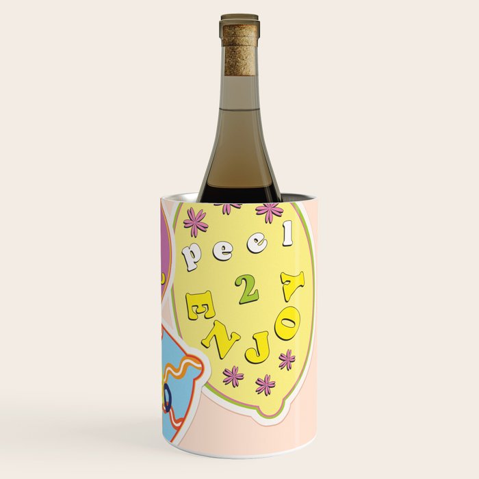 fruit stickers  Wine Chiller Gallery Image 3