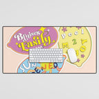 fruit stickers  Desk Mat Gallery Image 1