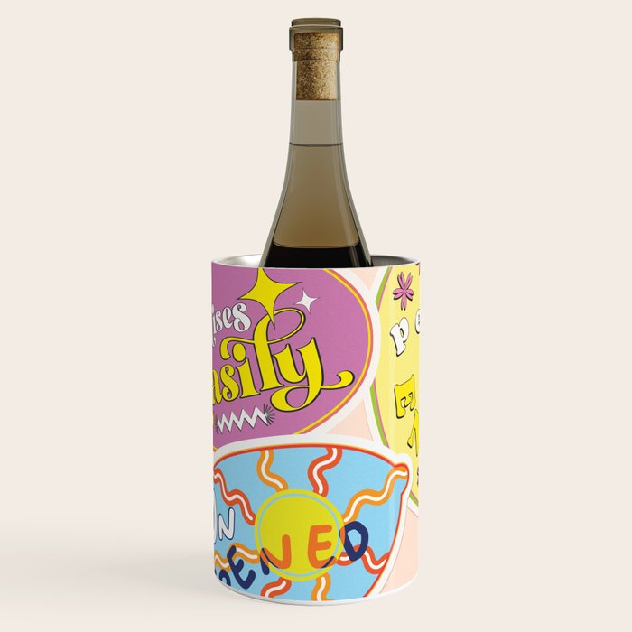 fruit stickers  Wine Chiller Gallery Image 1