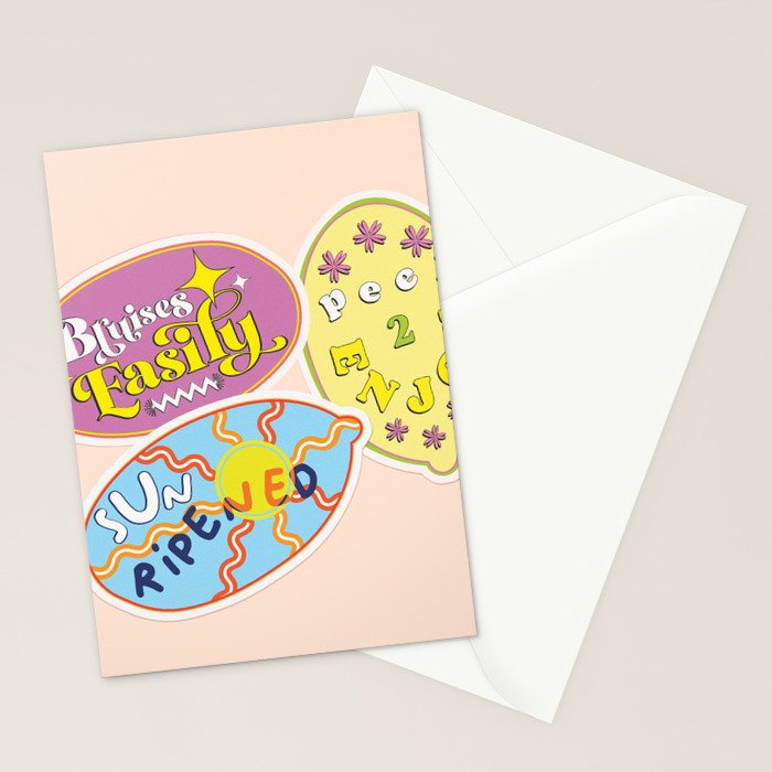 fruit stickers  Stationery Card Gallery Image 2
