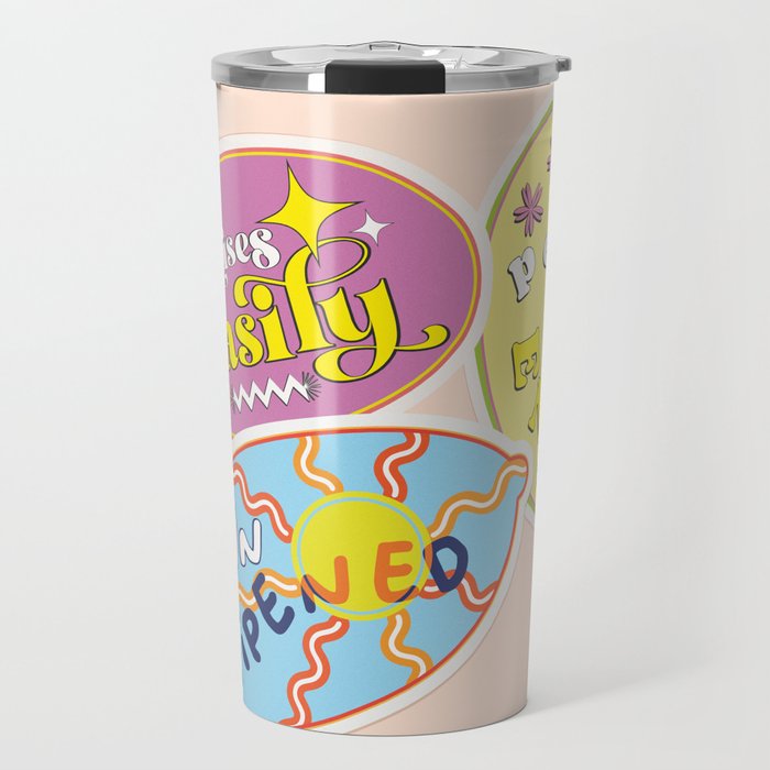fruit stickers  Travel Mug Gallery Image 1