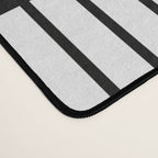 Colour Pop Stripes in Green - White and Black Desk Mat Gallery Image 4