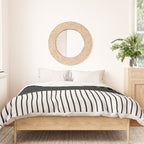 Colour Pop Stripes in Green - White and Black Duvet Cover Gallery Image 3