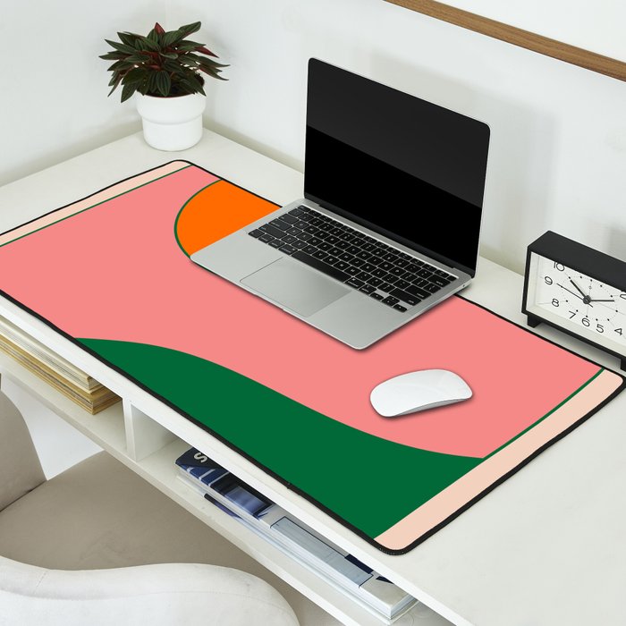 Soar - Pink Desk Mat Gallery Image 2