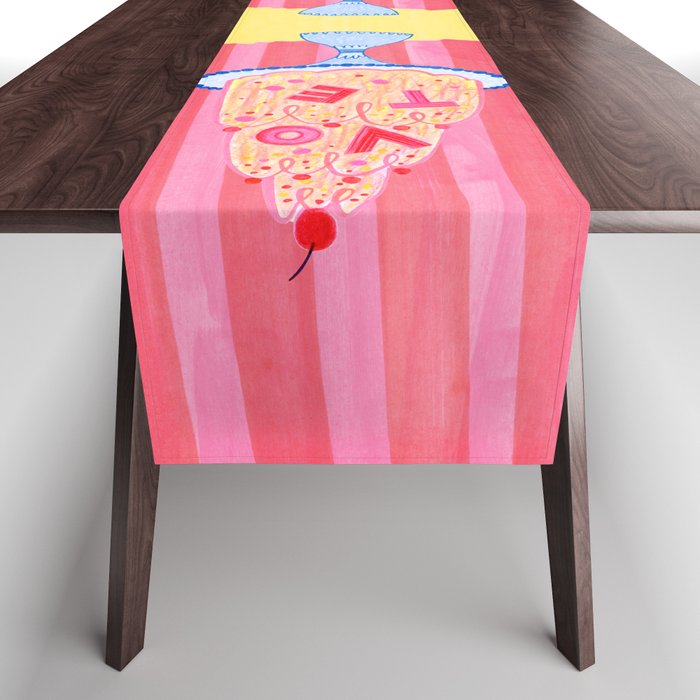 Mold the Future & Vote in Cherry Red Table Runner Gallery Image 1