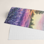 Provence Lavender Field at Sunset Wrapping Paper Gallery Image 2