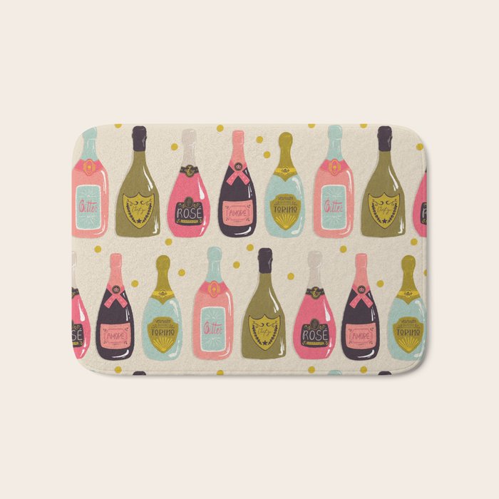 Champagne Cheers Bath Mat Gallery Image 1