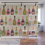 Champagne Cheers Wall Mural Gallery Image 1