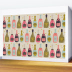 Champagne Cheers Wall Mural Gallery Image 2