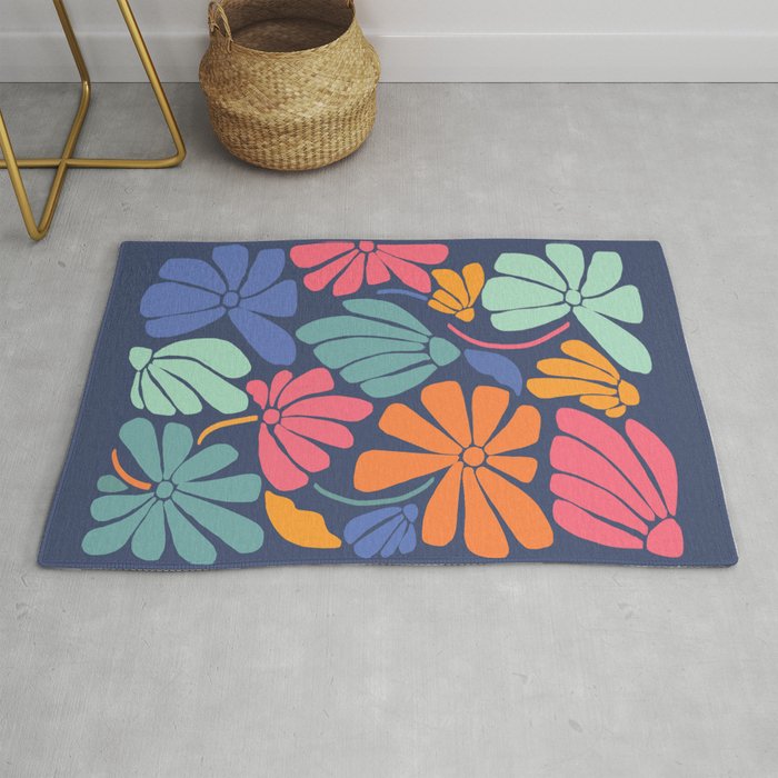 Superbloom - midnight  Rug Gallery Image 1