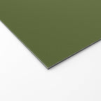 Olive Green Solid Color Welcome Mat Gallery Image 2