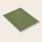 Olive Green Solid Color Notebook Gallery Image 3