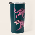 Fierce: Night Race Pink Tiger Edition Travel Mug Gallery Image 3