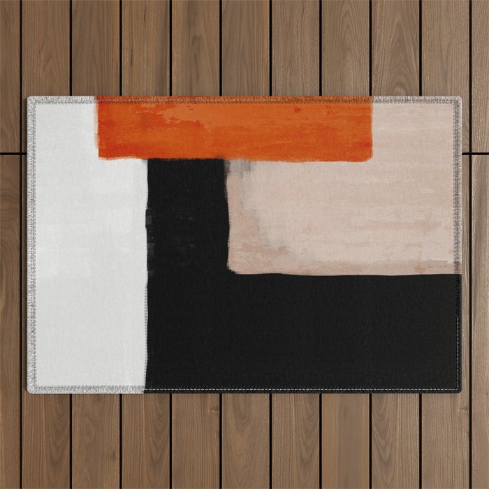 abstract minimal 14 Outdoor Rug Gallery Image 1