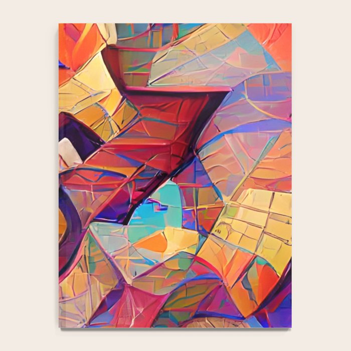 Colorful Distorted Squares Notebook Gallery Image 4