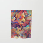 Colorful Distorted Squares Wall Hanging Gallery Image 1
