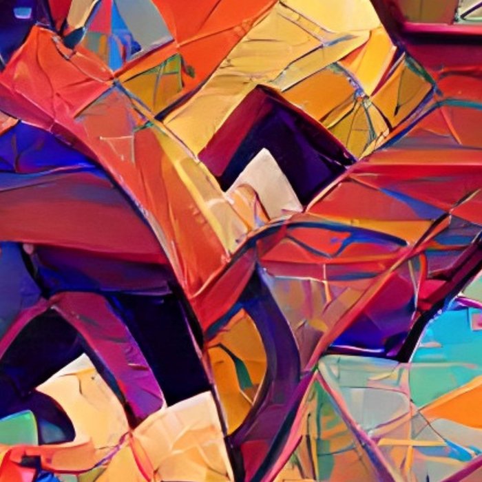 Colorful Distorted Squares Coffee Mug Gallery Image 2